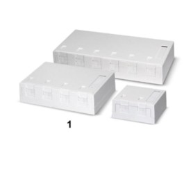 SCATOLA KEYSTONE 6 PRESE BIANCA (418039)