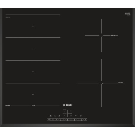 Bosch Serie 6 PXE651FC1E piano cottura Nero Da incasso Piano cottura a induzione 4 Fornello(i) (PXE651FC1E) 