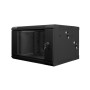Lanberg WF02-6606-10B rack 6U Da parete Nero (WF02-6606-10B)