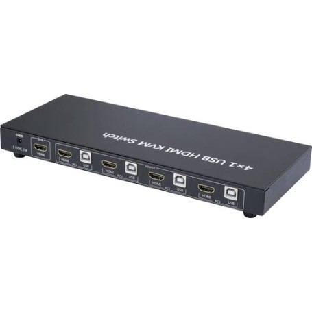 SpeaKa Professional SP-4000672 switch per keyboard-video-mouse (kvm) Nero (SP-4000672)