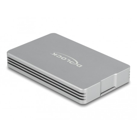 DeLOCK 42018 contenitore di unità di archiviazione Box esterno SSD Argento M.2 (42018)
