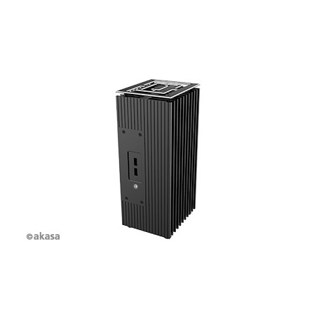 Akasa Turing TN Fattore di forma ultra piccolo (USFF) Nero (A-NUC68-M1B)