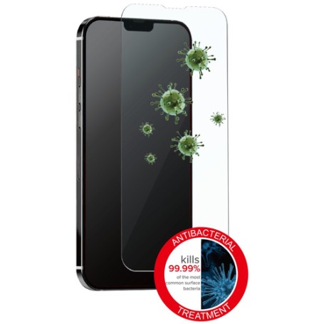 eSTUFF Titan Shield Antibacterial Glass Screen Protector for iPhone 13 mini Pellicola proteggischermo traspare (ES501301-25BULK)