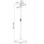 Techly ICA-TR10 Supporto per display espositivi 68,6 cm (27") Argento (ICA-TR10)