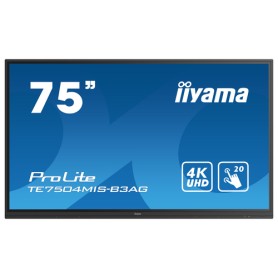 iiyama TE7504MIS-B3AG visualizzatore di messaggi Pannello piatto interattivo 190,5 cm (75") Wi-Fi 400 cd/m² 4K (TE7504MIS-B3AG)