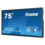 iiyama TE7504MIS-B3AG visualizzatore di messaggi Pannello piatto interattivo 190,5 cm (75") Wi-Fi 400 cd/m² 4K (TE7504MIS-B3AG)
