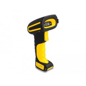 DeLOCK 90586 lettore di codici a barre Lettore di codici a barre portatile 1D/2D CMOS Nero, Giallo (90586)