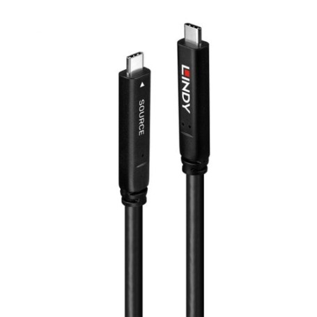 Lindy 43333 cavo USB 10 m USB 3.2 Gen 1 (3.1 Gen 1) USB C Nero (43333)