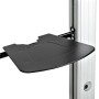 StarTech.com STNDMTVDUO Supporto TV a parete 152,4 cm (60") Nero, Argento (STNDMTVDUO)