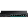 Trendnet TPE-TG380 switch di rete Non gestito 2.5G Ethernet (100/1000/2500) Supporto Power over Ethernet (PoE) Nero (TPE-TG380)