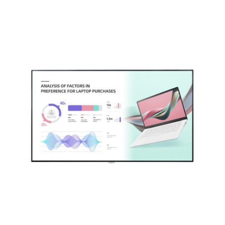 LG 98UH5J-H visualizzatore di messaggi Pannello piatto per segnaletica digitale 2,49 m (98") LCD Wi-Fi 500 cd/m² 4K  (98UH5J-H)