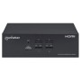 Manhattan 153539 switch per keyboard-video-mouse (kvm) Nero (153539)