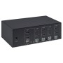 Manhattan 153539 switch per keyboard-video-mouse (kvm) Nero (153539)