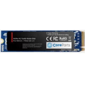 CoreParts CPSSD-M.2NVMEHE-2TB drives allo stato solido M.2 2000 GB PCI Express 3.0 3D NAND NVMe (CPSSD-M.2NVMEHE-2TB)