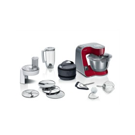 Bosch MUM5X720 robot da cucina 1000 W 3,9 L Rosso, Argento Bilance incorporate (MUM5X720)