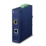 PLANET Industrial 1-Port convertitore multimediale di rete Interno Blu (IGT-900-1T1S)