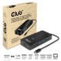 CLUB3D CSV-1595 hub di interfaccia USB 3.2 Gen 1 (3.1 Gen 1) Type-C 5000 Mbit/s Nero (CSV-1595)