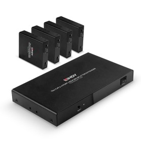 Lindy 38262 moltiplicatore AV Trasmettitore e ricevitore AV Nero (38262)