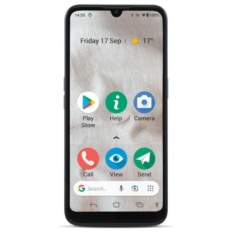 Doro 8100 Plus 15,5 cm (6.1") Doppia SIM Android 11 Go Edition 4G USB tipo-C 2 GB 32 GB 3000 mAh Grigio (380501) (40-51-7346)