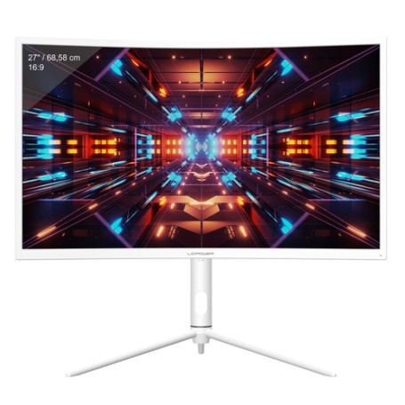 LC-Power LC-M27-QHD-240-C-K Monitor PC 68,6 cm (27") 2560 x 1440 Pixel Quad HD Bianco (LC-M27-QHD-240-C-K)