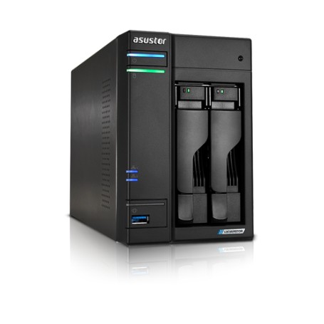 Asustor LOCKERSTOR 2 Gen2 (AS6702T) NAS Desktop Collegamento ethernet LAN Nero N5105 (90-AS6702T) (90-AS6702T00-MD30)