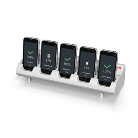 Ascom CR7-AAAA Caricabatterie per dispositivi mobili Bianco Interno (CR7-AAAA)