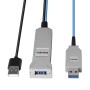 Lindy 43346 cavo USB 100 m USB 3.2 Gen 1 (3.1 Gen 1) USB A 2 x USB A Blu, Argento (43346)