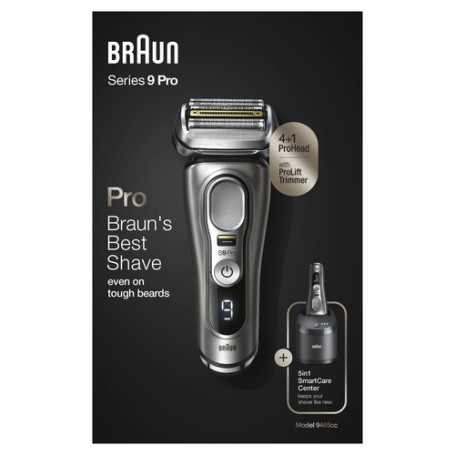 Braun Series 9 Pro 9465CC Trimmer Nero, Argento (373063)