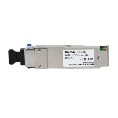 BlueOptics WSP-Q40GLR4L-BO modulo del ricetrasmettitore di rete Fibra ottica 40000 Mbit/s QSFP (WSP-Q40GLR4L-BO)