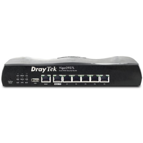 Draytek Vigor 2927L router wireless Gigabit Ethernet 4G Nero (V2927L-DE-AT-CH)