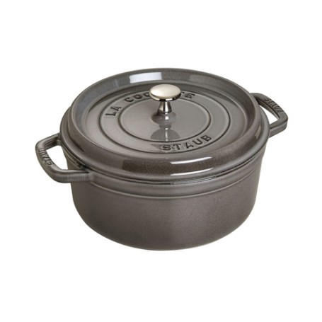 Staub 40509-312-0 padella 5,25 L Rotondo Grafite, Grigio (40509-312-0)