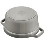 Staub 40509-312-0 padella 5,25 L Rotondo Grafite, Grigio (40509-312-0)