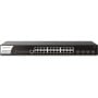 Draytek VigorSwitch G2280x Gestito Gigabit Ethernet (10/100/1000) 1U Nero, Acciaio (vSwitchG2280X-DE-AT-CH)