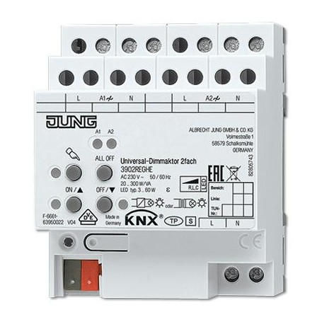 JUNG 3902 REGHE attuatore elettrico Bianco (3902REGHE)