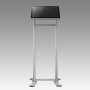 Advantech UTC-H01-STANDE supporto da tavolo per Tv a schermo piatto 108 cm (42.5") Libera installazione Argento (UTC-H01-STANDE)