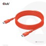 CLUB3D CAC-1573 cavo USB 2 m USB4 Gen 2x2 USB C Rosso (CAC-1573)