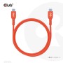 CLUB3D CAC-1573 cavo USB 2 m USB4 Gen 2x2 USB C Rosso (CAC-1573)