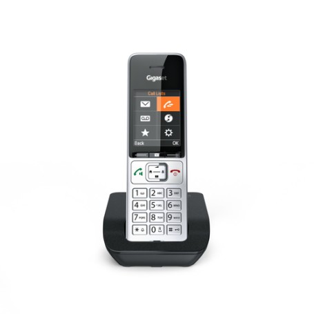 Gigaset COMFORT 500 Telefono DECT Identificatore di chiamata Nero, Argento (S30852-H3003-B101)