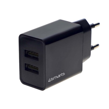 4smarts VoltPlug Dual Nero (4S465585)