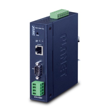 PLANET IP30 Industrial 1-Port server seriale (ICS-2100T)