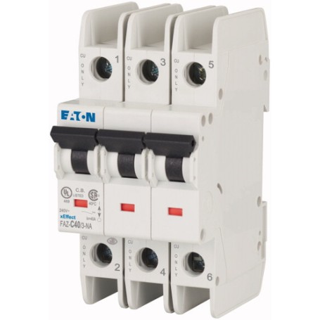 Eaton FAZ-C40/3-NA interruttore automatico Interruttore in miniatura Tipo C (102256)