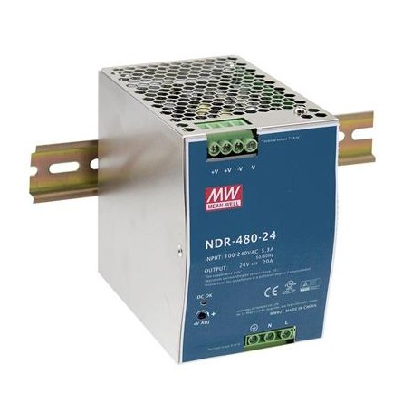 MEAN WELL NDR-480-48 adattatore e invertitore 480 W (NDR-480-48)