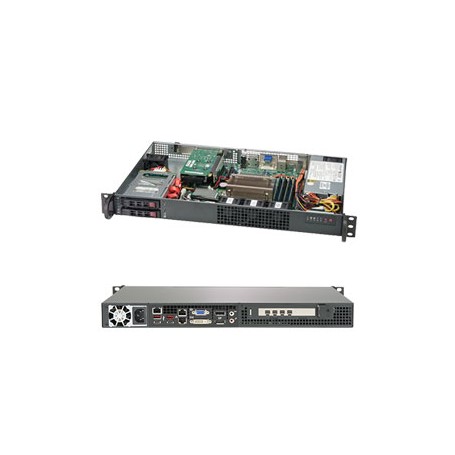 Supermicro SuperServer 1019C-HTN2 LGA 1151 (Socket H4) Rack (1U) Nero (CSE-510FT-203B)