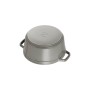 Staub 40500-246-0 padella 3,8 L Rotondo Grafite, Grigio (40500-246-0)