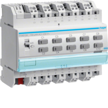 Hager TYA610A presa energia Grigio (TYA610A)