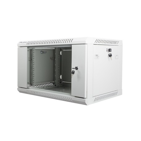 Lanberg WF01-6406-10S rack 6U Da parete Grigio (WF01-6406-10S)