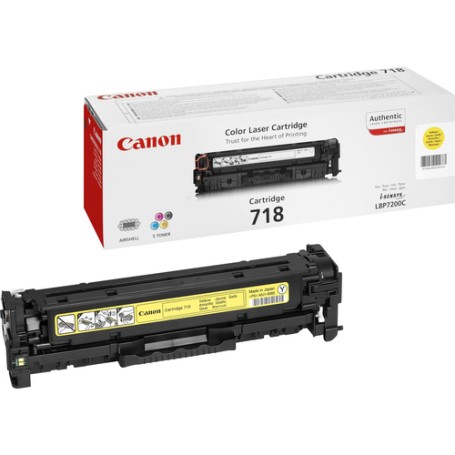 Canon CRG-718 Y cartuccia toner 1 pz Originale Giallo (31CAN718Y 2659B002AA 718Y)