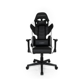 DXRacer Racer P Poltrona per gaming Sedia imbottita tappezzata Nero, Bianco (OH-PF188-NW)