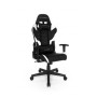 DXRacer Racer P Poltrona per gaming Sedia imbottita tappezzata Nero, Bianco (OH-PF188-NW)