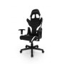 DXRacer Racer P Poltrona per gaming Sedia imbottita tappezzata Nero, Bianco (OH-PF188-NW)